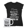 Zestaw na Dzień Matki dla Mamy koszulka + kubek Mamą może być każdy super Mamą tylko Ty